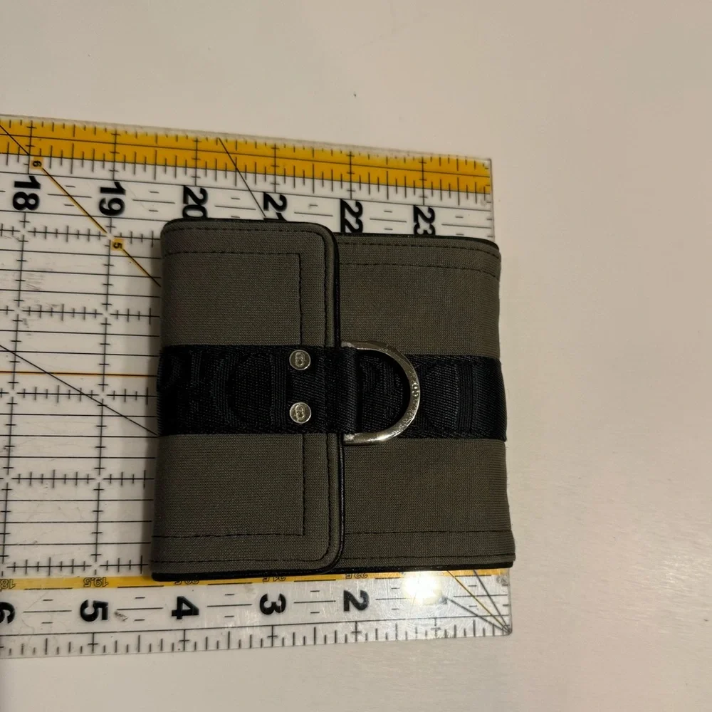 Dior compact trifold wallet